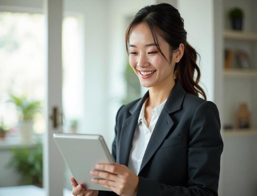 ハナユメウエディングデスクで親身に相談に乗るプロのアドバイザー