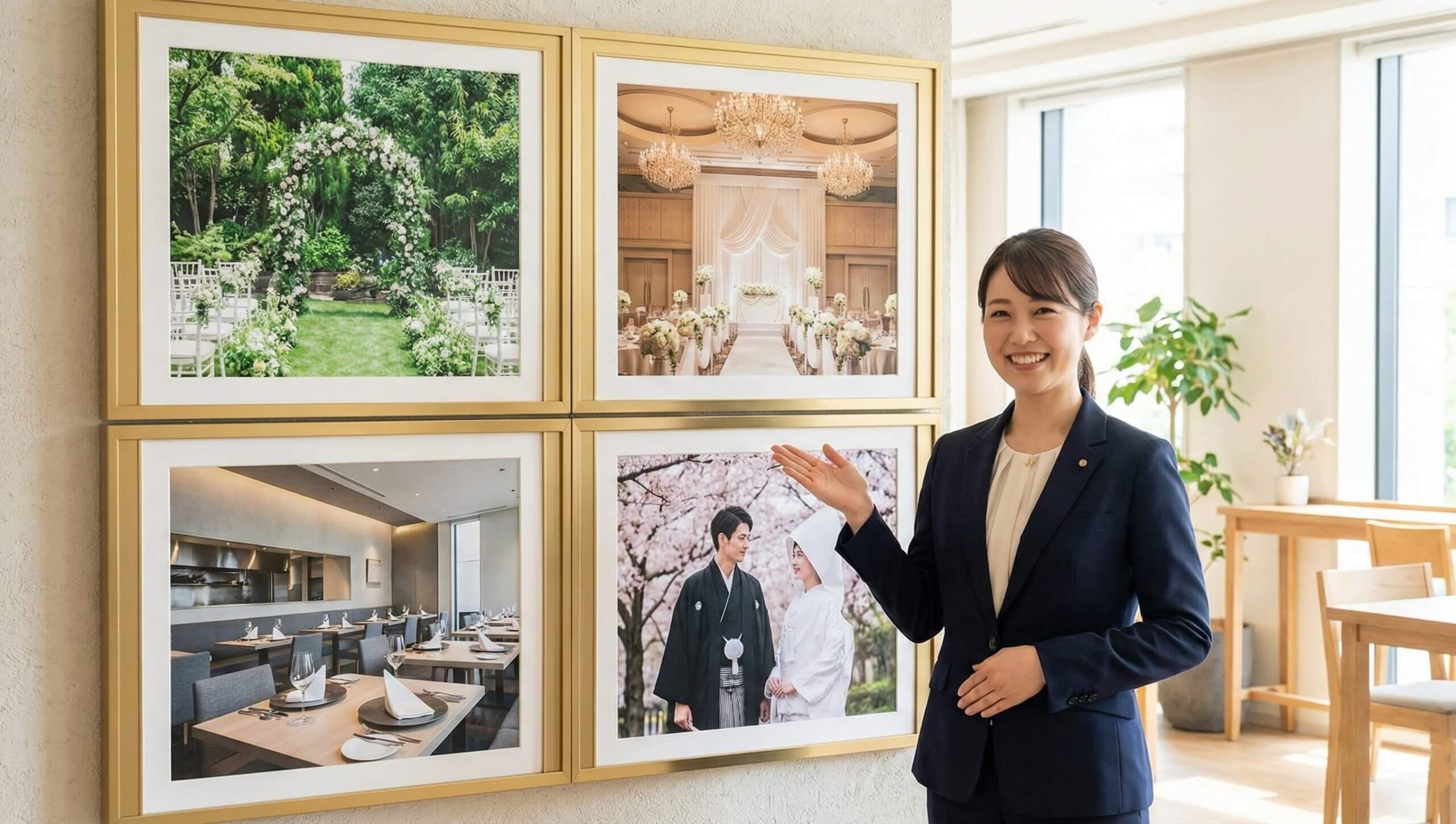 元ウェディング関係者が教える、結婚式場検索サイト4社（トキハナ・ルクリアモーレ・結婚スタイルマガジン・ハナユメ）の徹底比較と賢い使い分けのイメージ画像。