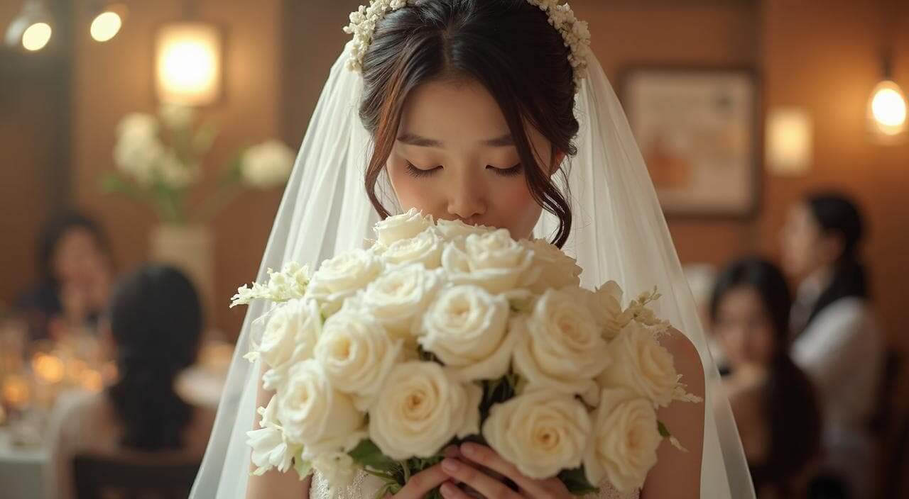 結婚式で注目されるのが恥ずかしい花嫁