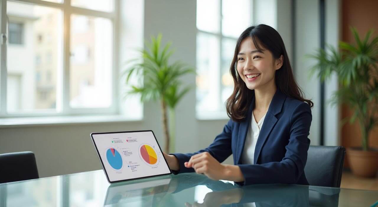 パートナーエージェントの無料カウンセリングで、婚活EQ診断のフィードバックを受けるイメージ画像