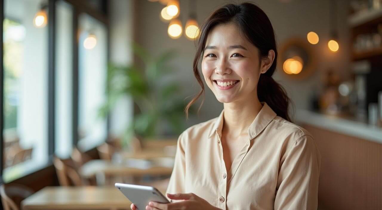 naco-do（ナコード）の90日間全額返金保証について解説する婚活アドバイザーのイメージ画像