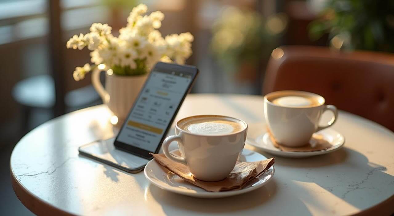 ブライダルフェアをデート感覚でリラックスして楽しむためのスマホ予約のイメージ画像